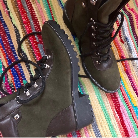 H&M Stylish Boots Green Size 9.5 - Picture 6 of 7